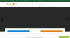 Desktop Screenshot of dasnacoeshotel.com.br